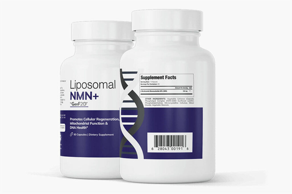 Liposomal Nmn+ Ingredients Label