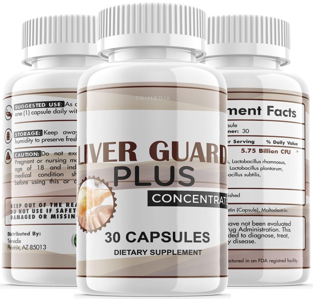 Liver Guard Plus Ingredients Label