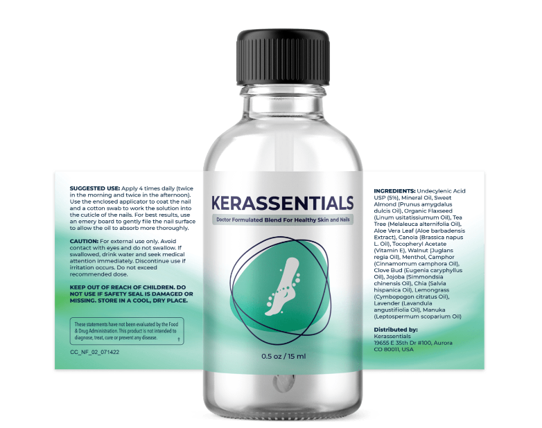 Kerassentials Ingredients Label