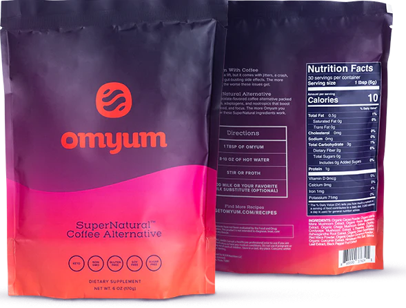 Omyum SuperNatural Ingredients Label