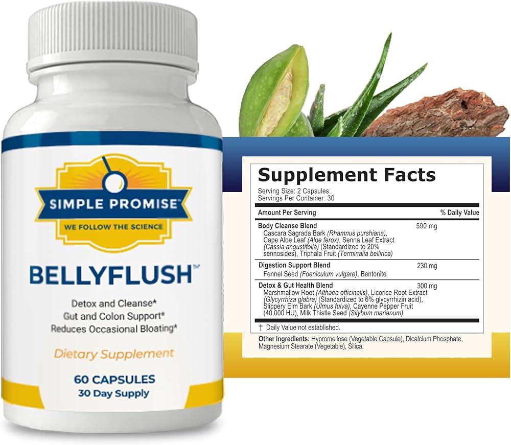 BellyFlush Ingredients Label