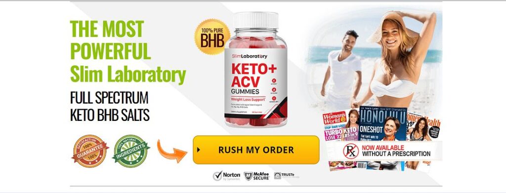 Buy Slim Laboratory Keto + ACV Gummies Here