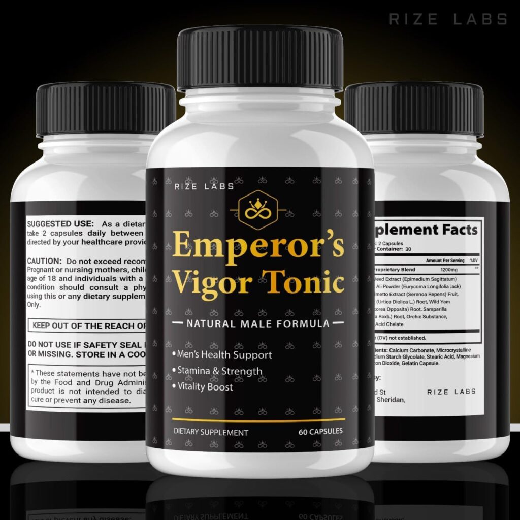 Emperor's Vigor Tonic Ingredients Label