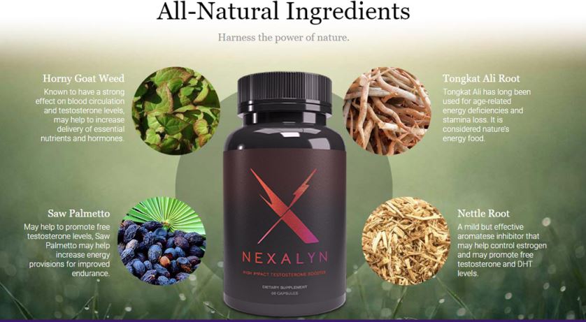 Nexalyn Ingredients Label