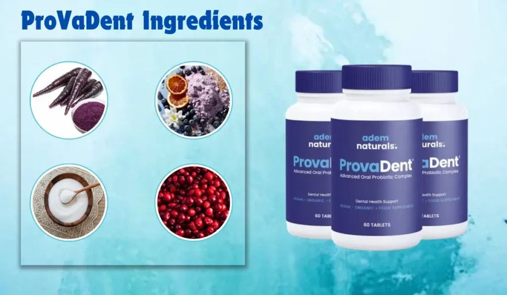 ProvaDent Ingredients Label