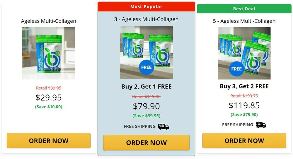 Buy BioTrust Ageless Multi-Collagen Here