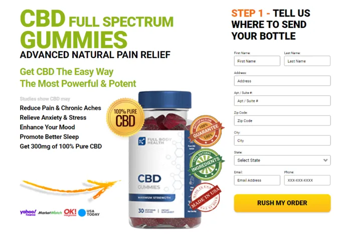 Buy Full Body Health CBD Gummies Here