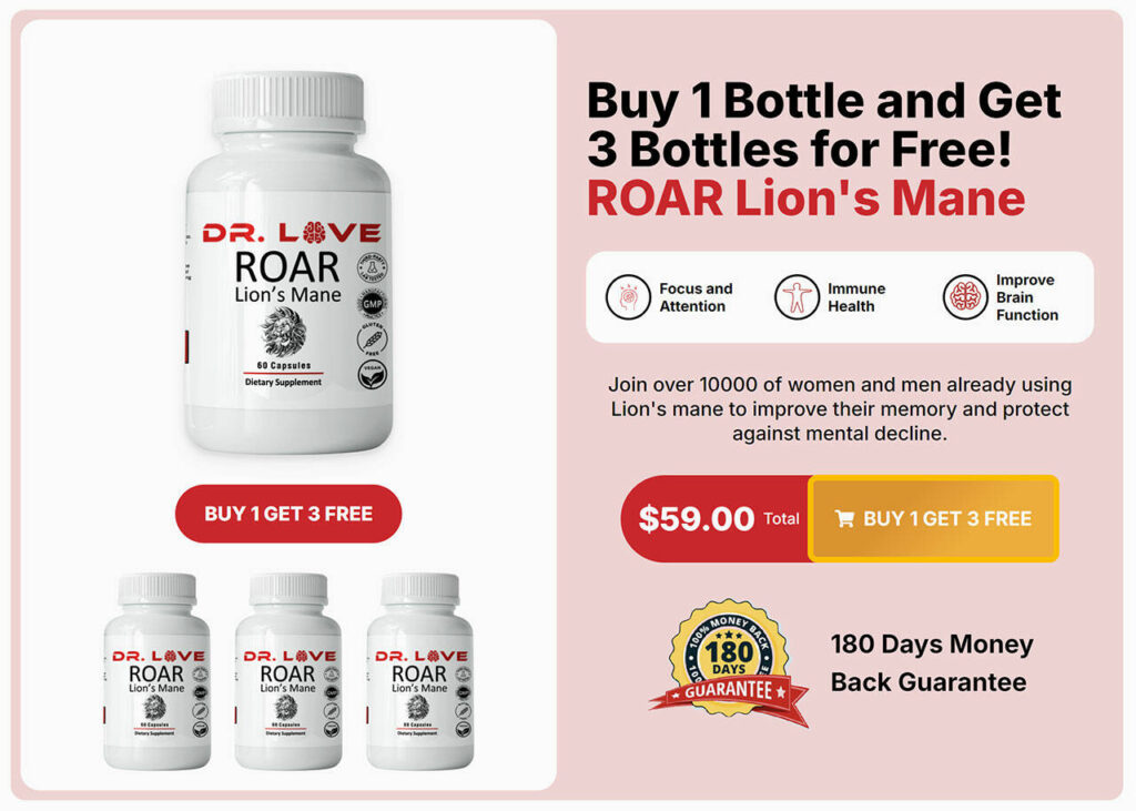 Buy Roar Lion’s Mane Here