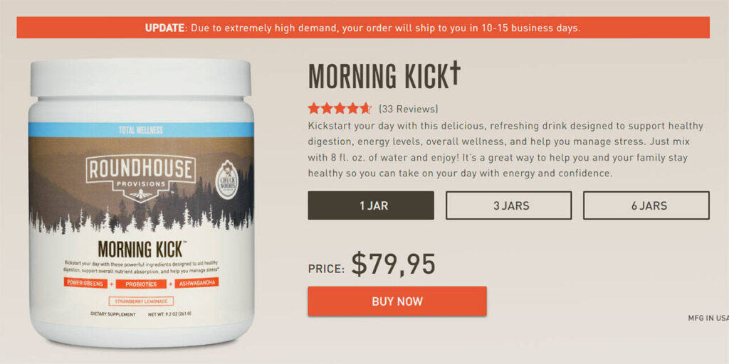 Buy Morning Kick Here