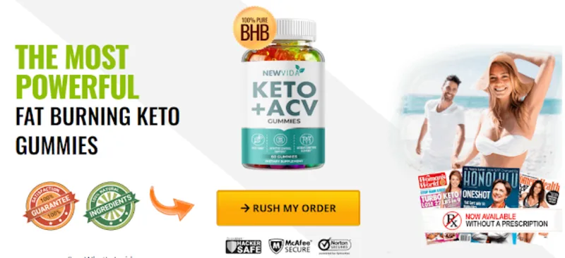 Buy New Vida Keto + ACV Gummies Here