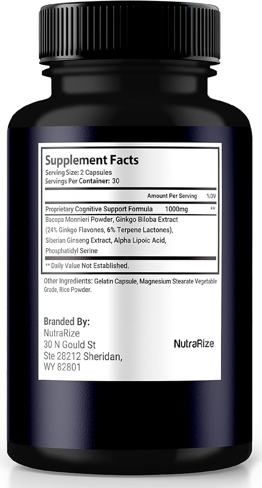 Sleep Guard Plus Ingredients Label